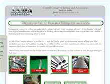 Tablet Screenshot of conveyor-belts.co.uk